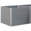 Hochbeet-Anbauelement WPC grau 102 x 100 x 76 cm