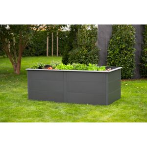 Hochbeet 'Primus XL' anthrazit 200 x 77 x 100 cm
