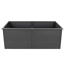 Hochbeet 'Primus XL' anthrazit 200 x 77 x 100 cm