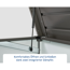 Gartenbox Stahl anthrazit 166 x 87,5 x 72,5 cm
