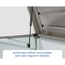 Gartenbox Stahl grau 136 x 67,5 x 72,5 cm