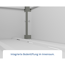 Gartenbox Stahl grau 136 x 67,5 x 72,5 cm
