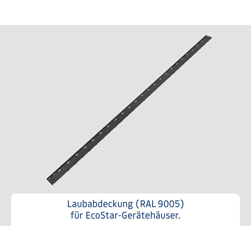 Laubabdeckung 'SD Typ 1' schwarz für Gerätehaus