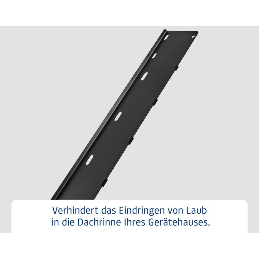 Laubabdeckung 'SD Typ 1' schwarz für Gerätehaus
