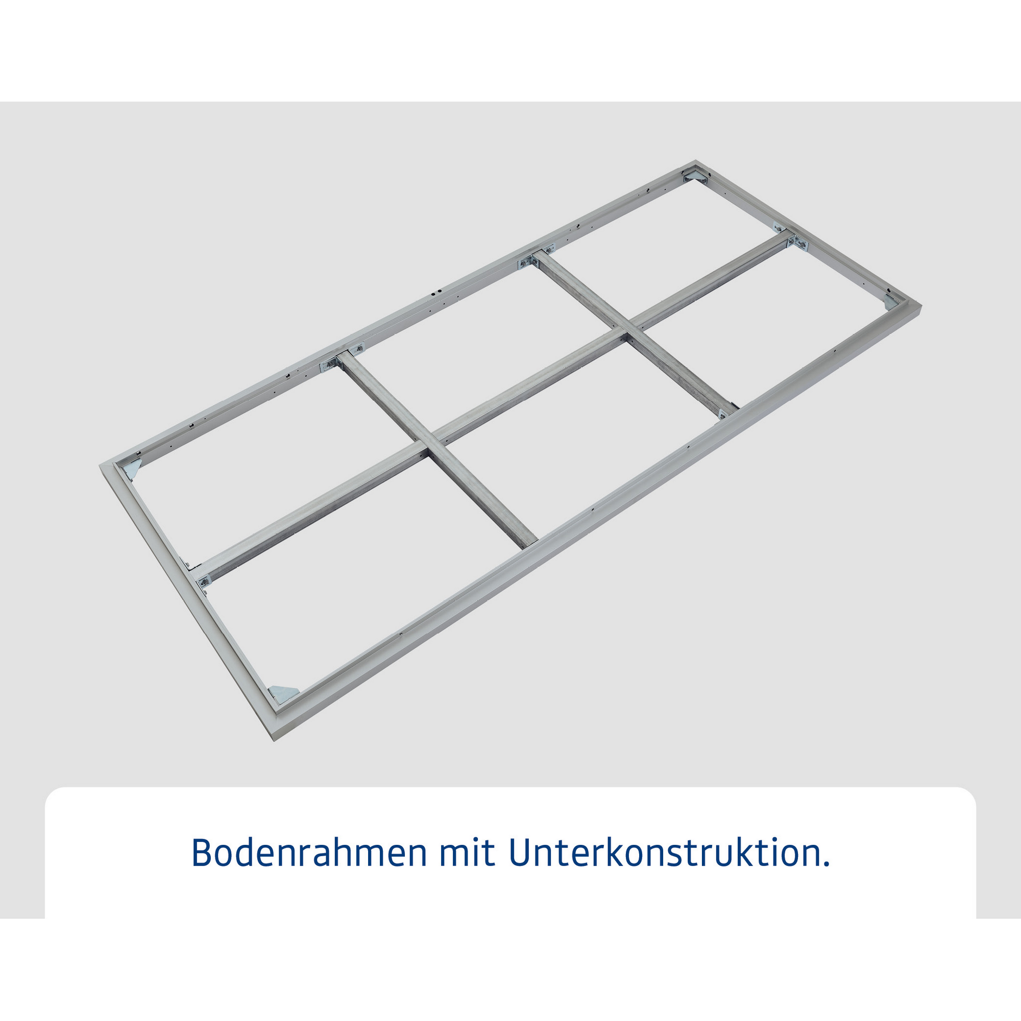 Schraubfundament für Gerätehaus Berry Typ 1, ohne Rahmen + product picture