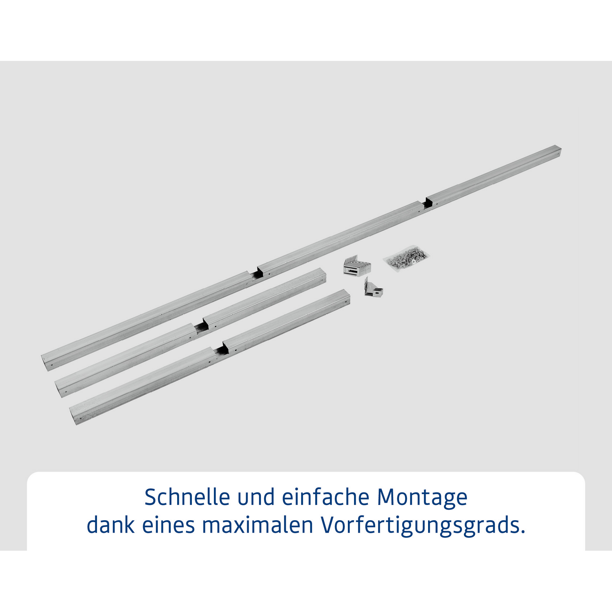 Schraubfundament für Gerätehaus Berry Typ 1, ohne Rahmen + product picture