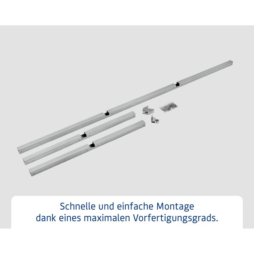 Schraubfundament für Gerätehaus Berry Typ 1, ohne Rahmen