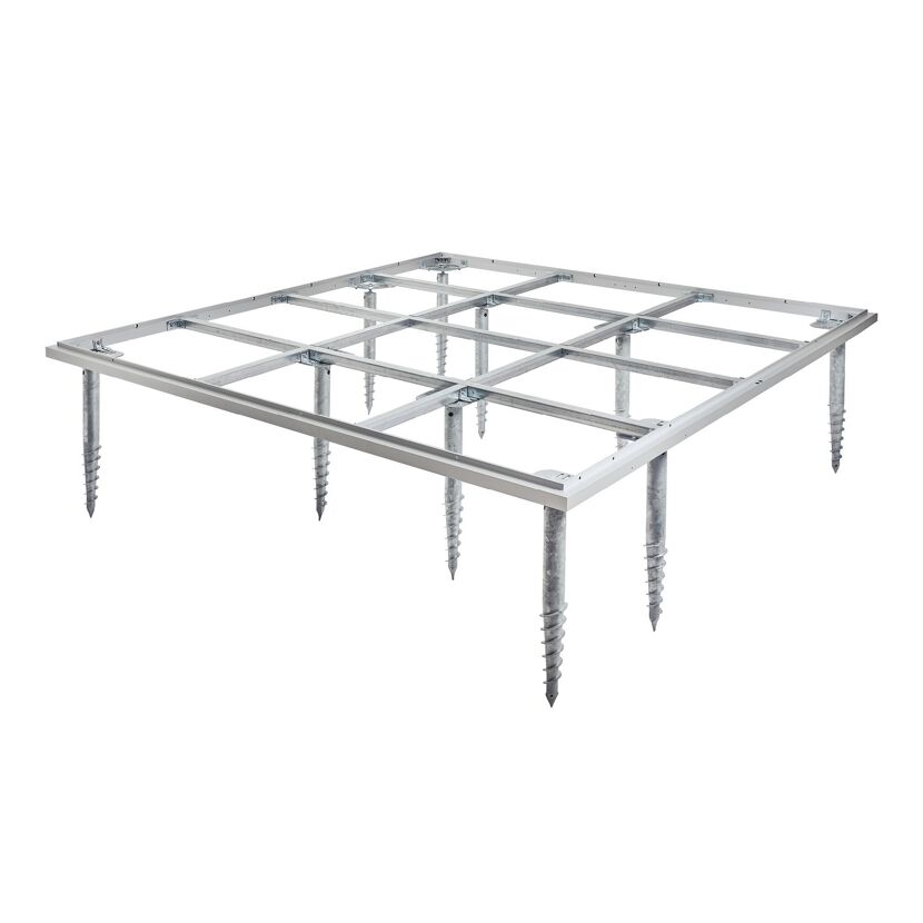 Metallgerüst mit Schrauben