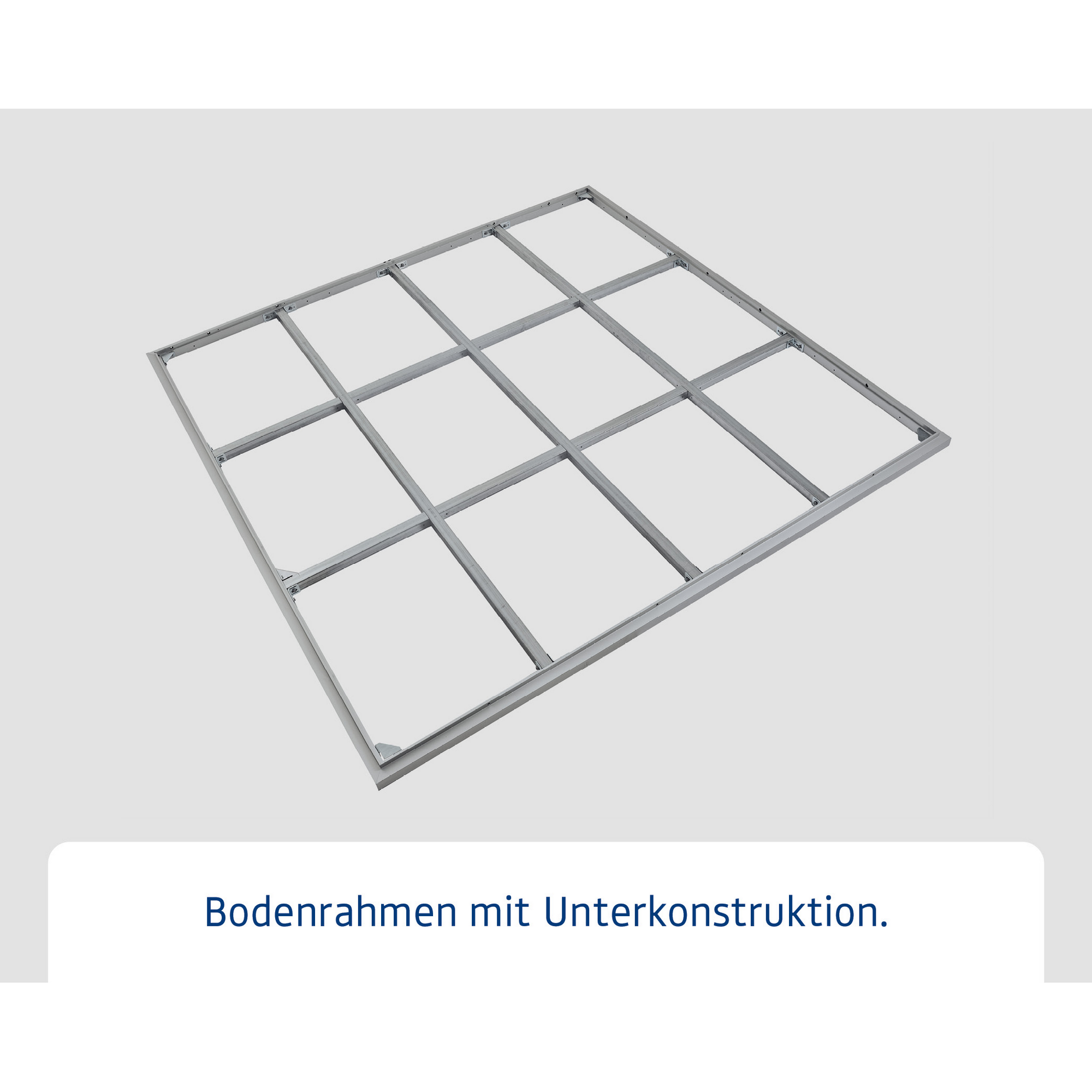 Schraubfundament für Gerätehaus Berry Typ 2, ohne Rahmen + product picture