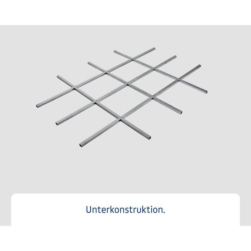 Metallene Unterkonstruktion