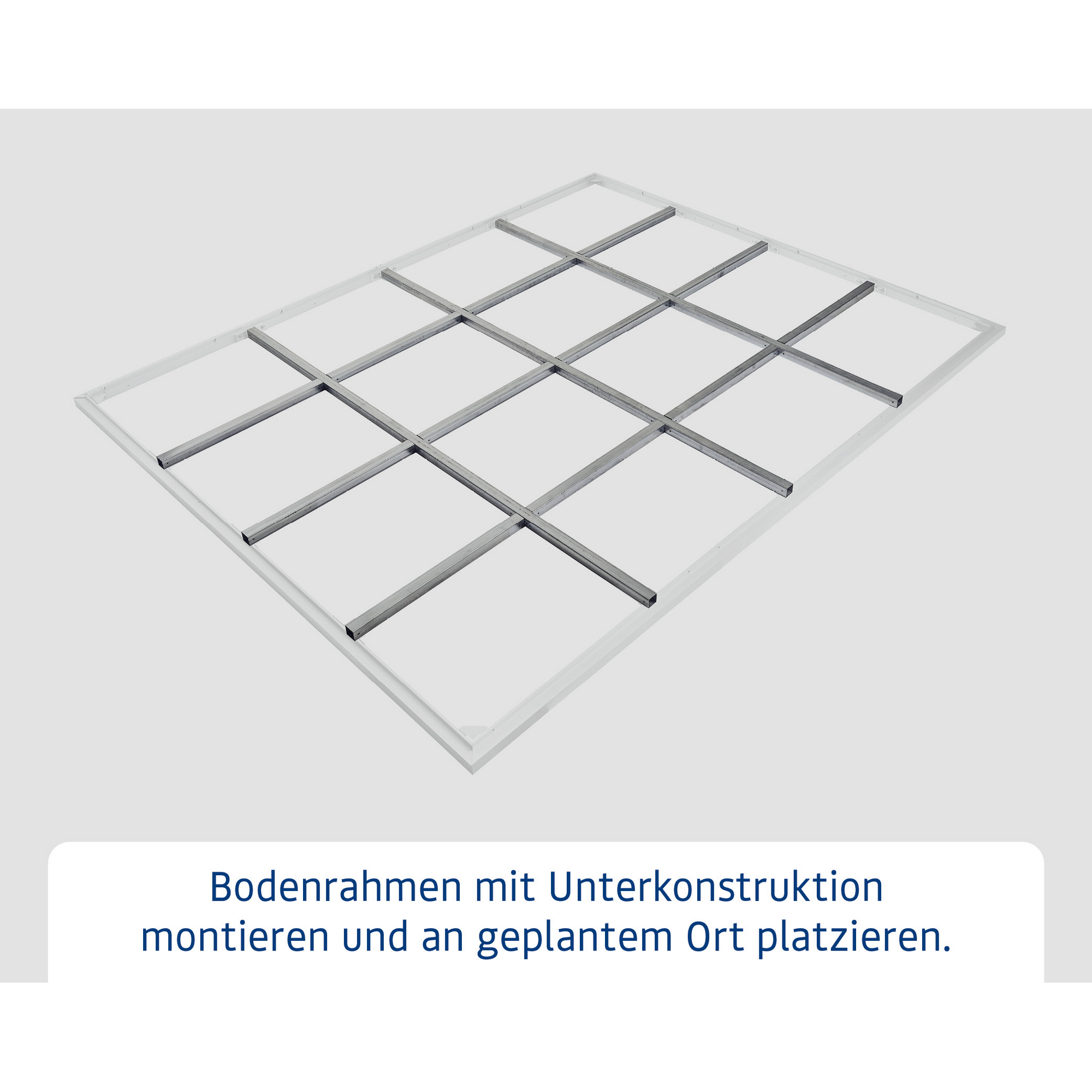 Schraubfundament für Gerätehaus Berry Typ 3, ohne Rahmen + product picture