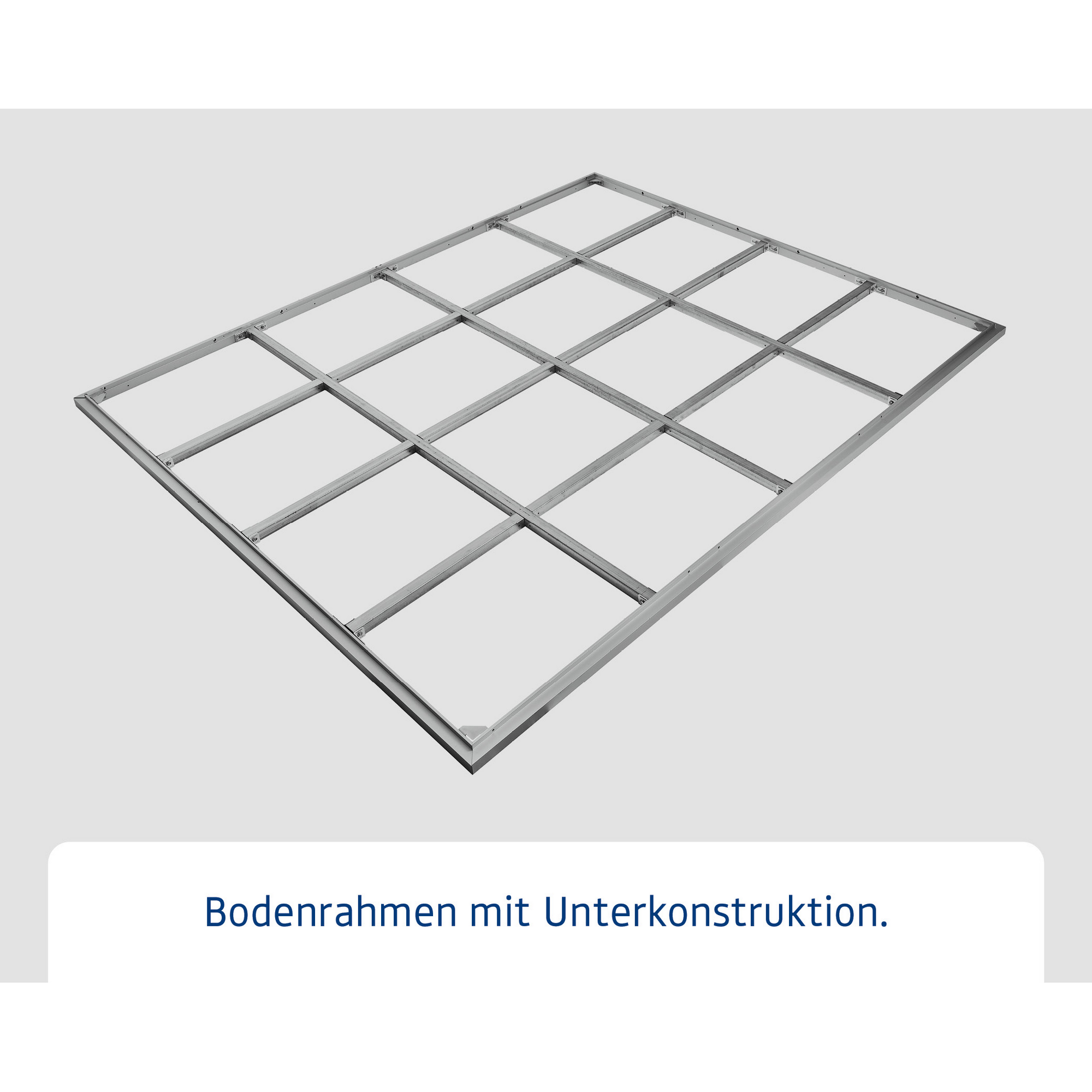 Schraubfundament für Gerätehaus Berry Typ 3, ohne Rahmen + product picture