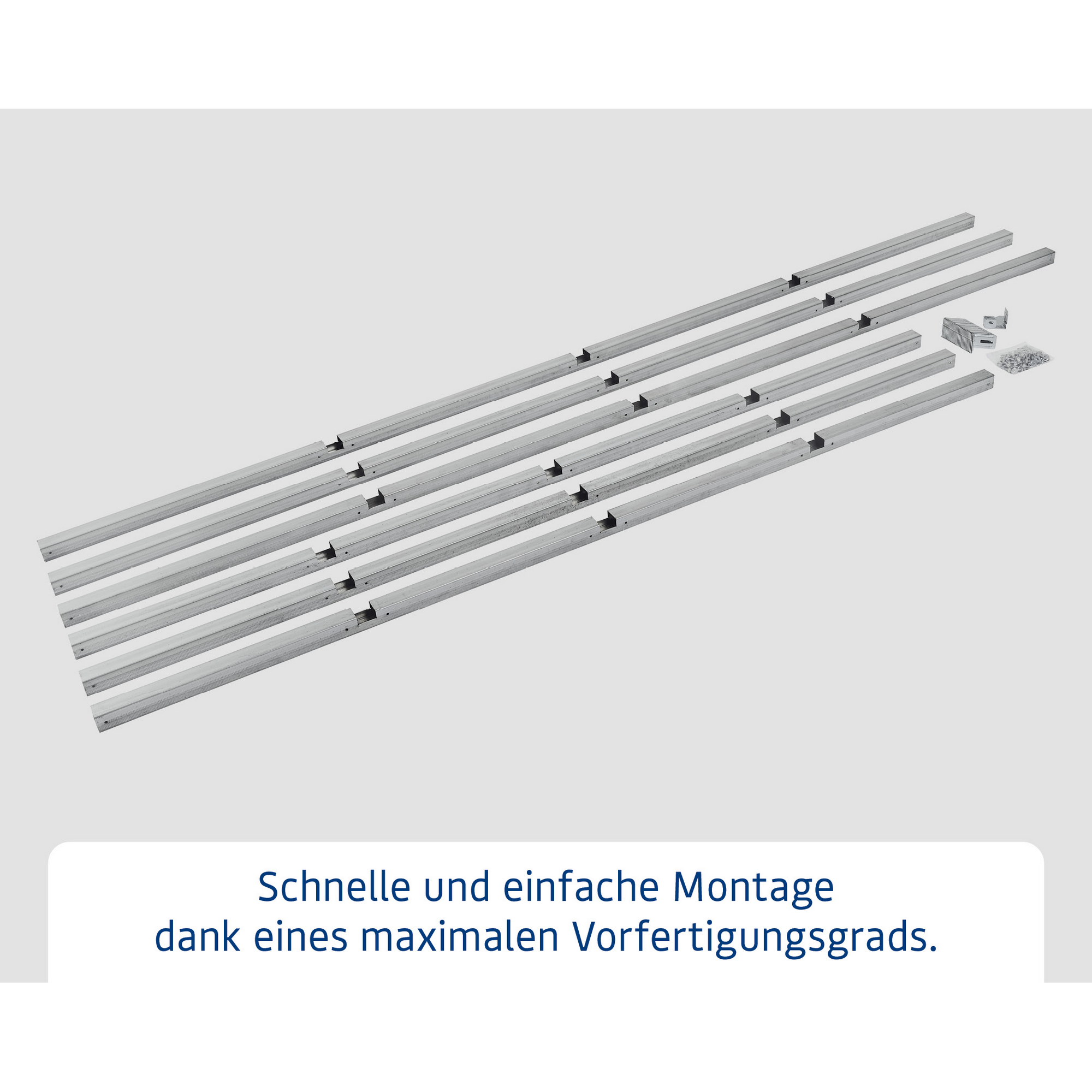 Schraubfundament für Gerätehaus Berry Typ 3, ohne Rahmen + product picture