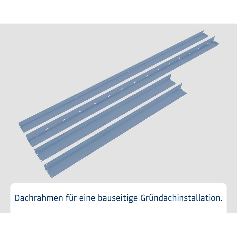Vier Dachrahmen