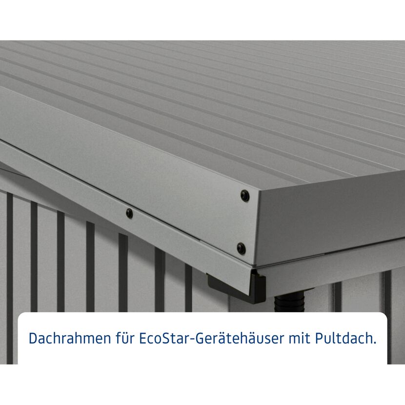 Gerätehaus-Dachrahmen mit Pultdach