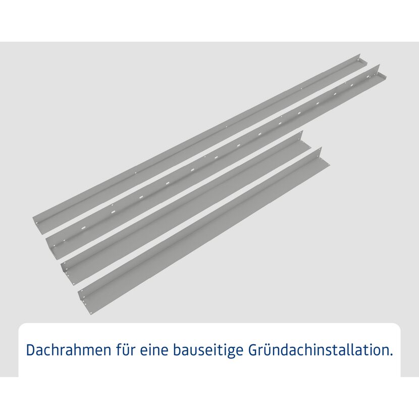 Vier Dachrahmen