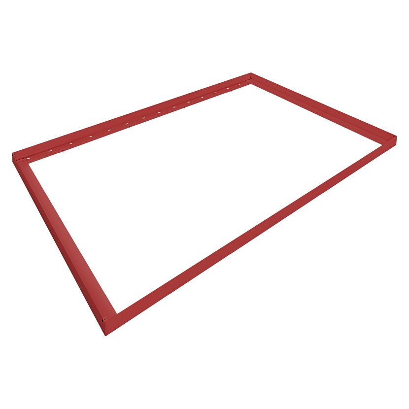 Roter Dachrahmen