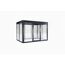 Gewächshaus 'SunGarden Select 3.2' 338 x 233 cm mit 10 mm Doppelstegplatten anthrazit-metallic
