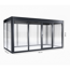 Gewächshaus 'SunGarden Select 4.2' 443 x 233 cm mit 10 mm Doppelstegplatten anthrazit-metallic