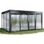 Gewächshaus 'SunGarden Select 4.3' 443 x 338 cm mit 10 mm Doppelstegplatten anthrazit-metallic