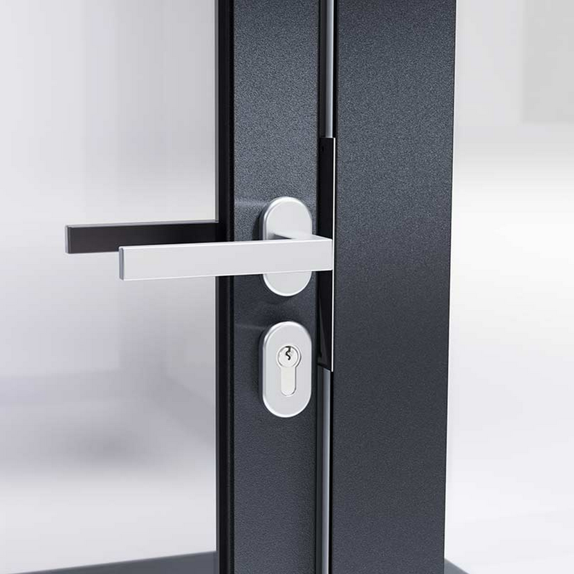 Gewächshaus 'SunGarden Select 5.2' 548 x 233 cm mit 10 mm Doppelstegplatten anthrazit-metallic