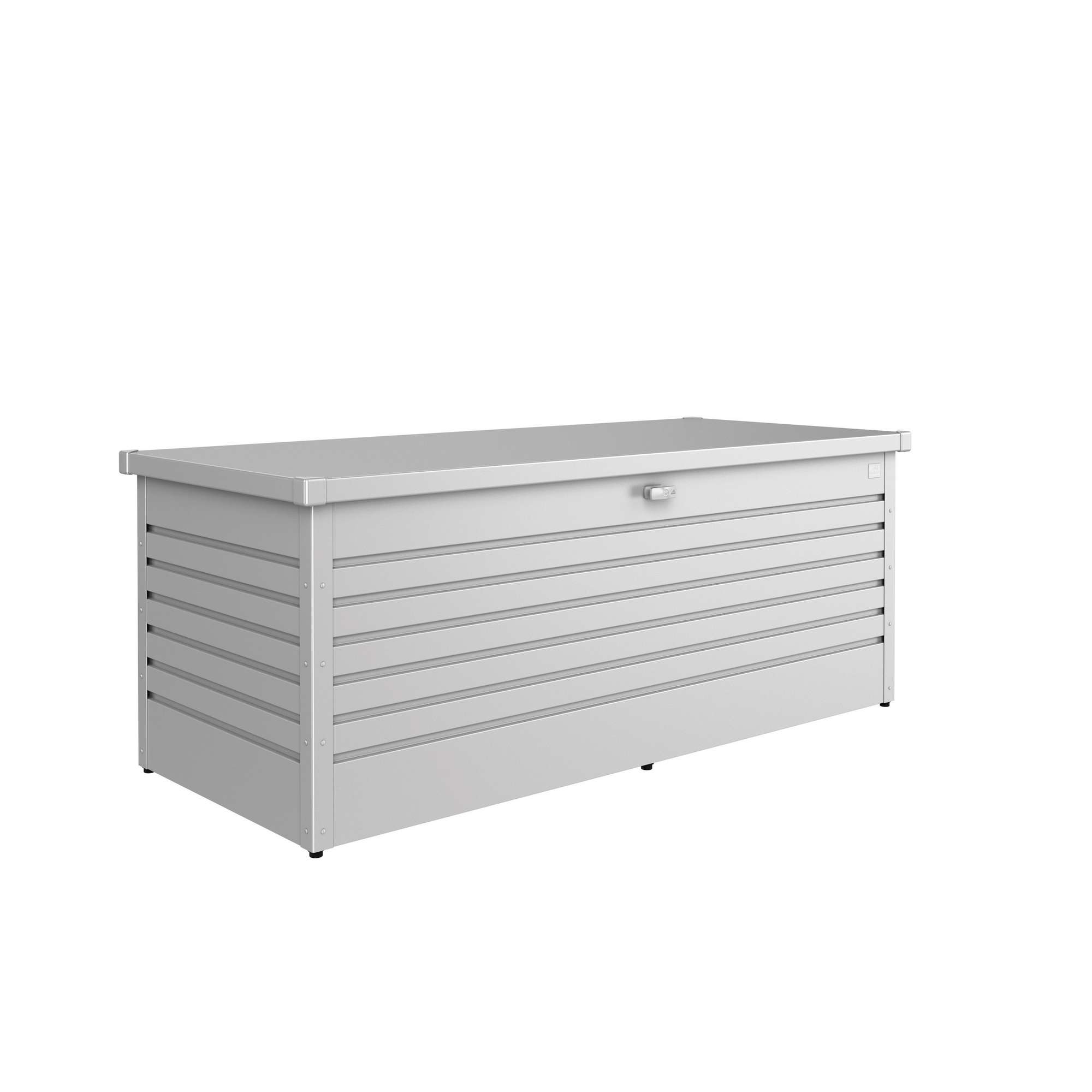 Aufbewahrungsbox 'FreizeitBox 180' silber metallic 181 x 79 x 71 cm
