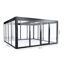 Gewächshaus 'SunGarden Infinity 4.4' 443 x 433 cm mit 6 mm Acrylglas anthrazit-metallic
