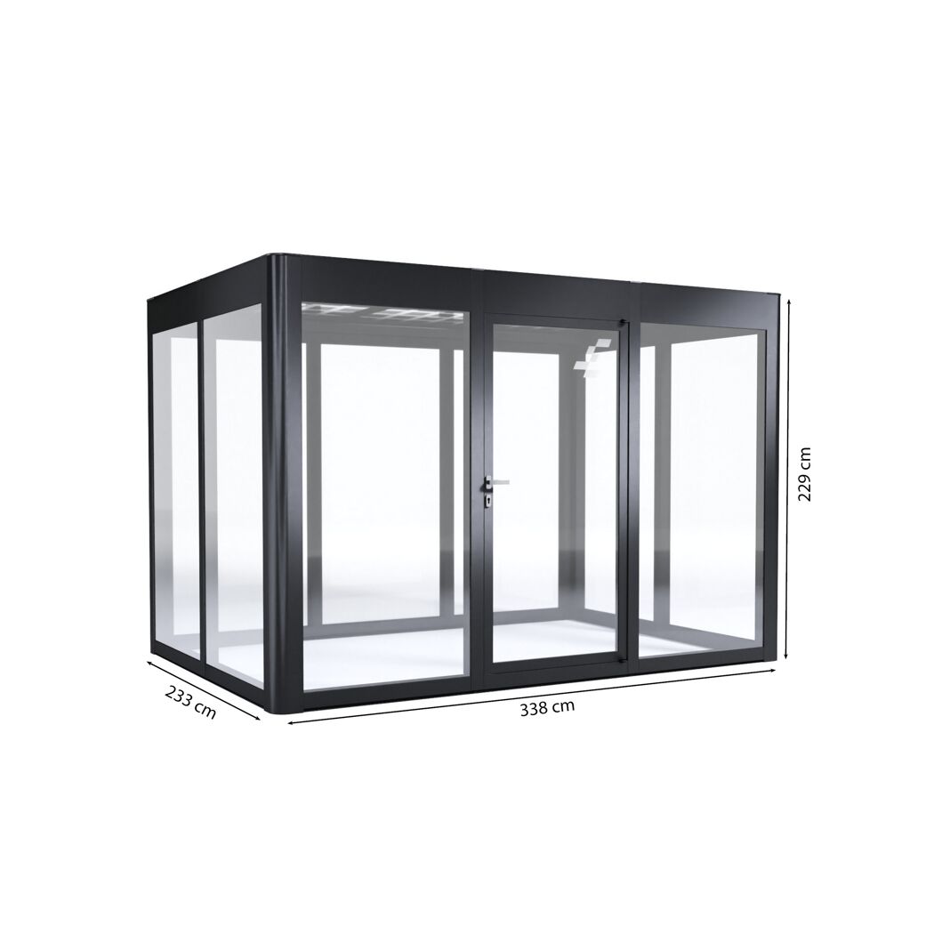 Gartenbüro SunGarden Energy 3.2 anthrazit