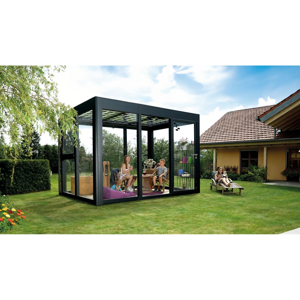 Gartenhaus SunGarden Energy 3.2 anthrazit