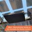 Solarmodule von unten