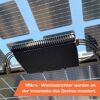 Solarpanel mit Mikro-Wechselrichter
