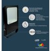 LED-Pflanzenleuchte IP 65 23 x 28,1 x 4,5 cm