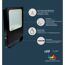 LED-Pflanzenlampe 50 W schwarz 23 x 28 cm 4er-Set