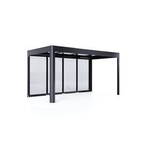Pergola 'SunCover Select 4.2' 10 m² 433 x 233 x 229 cm 10 mm Doppelstegplatten anthrazit-metallic
