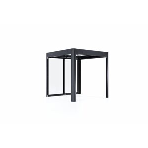 Pergola 'SunCover Infinity 2.2' 5 m² 233 x 233 x 229 cm 6 mm Acrylglas anthrazit-metallic