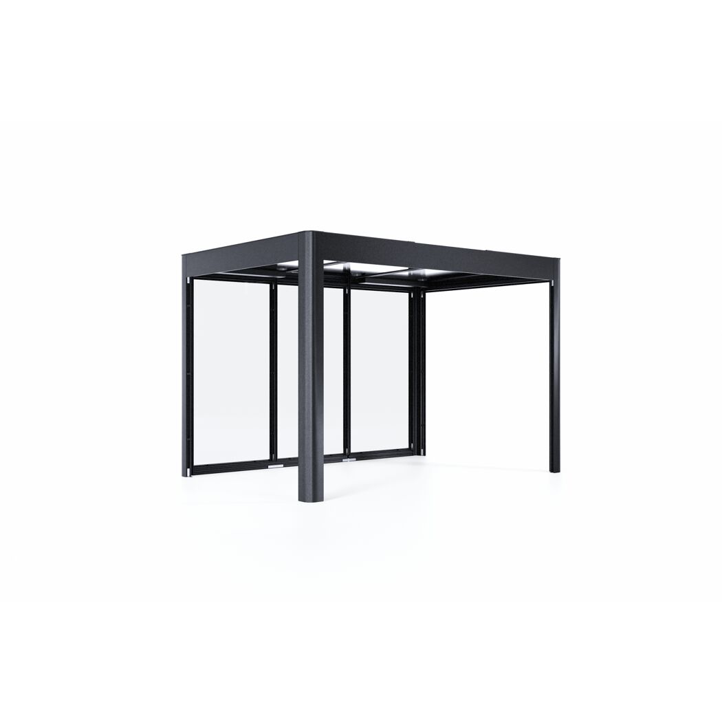 Pergola 'SunCover Infinity 3.2' 5 m² 338 x 233 x 229 cm 6 mm Acrylglas anthrazit-metallic