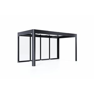 Pergola 'SunCover Infinity 4.2' 10 m² 443 x 233 x 229 cm 6 mm Acrylglas anthrazit-metallic