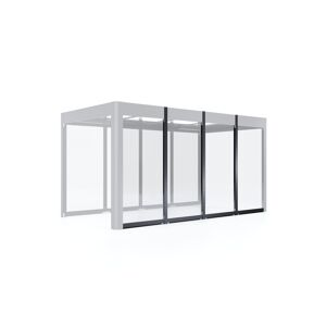Wandelement 4 m für SunCover Infinity 6 mm Acrylglas
