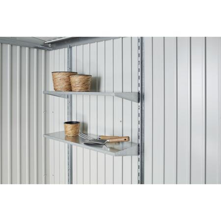 2. Bild von Regalboden-Set Stahl feuerverzinkt 72 x 24,5 cm 4 Stück