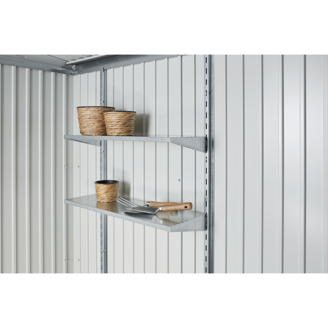 Bild von Regalboden-Set Stahl feuerverzinkt 72 x 24,5 cm 4 Stück