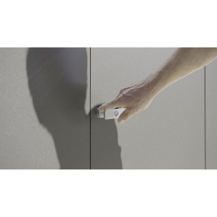Terrassenschrank 'Romeo' silber-metallic 132 x 87 x 181 cm