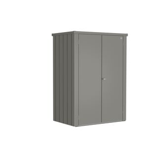 Terrassenschrank 'Romeo' quarzgrau-metallic 132 x 87 x 181 cm