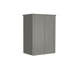 Terrassenschrank 'Romeo' quarzgrau-metallic 132 x 87 x 181 cm