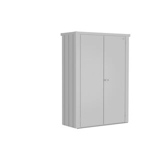 Terrassenschrank 'Romeo' silber-metallic 132 x 57 x 181 cm