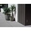 Terrassenschrank 'Romeo' Gr. M dunkelgrau-metallic 132 x 57 x 181 cm