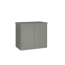 Mülltonnenbox 'Alex Duo' quarzgrau-metallic 147 x 129 x 88 cm