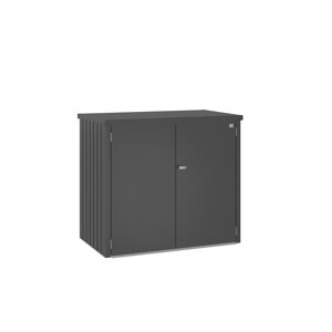 Mülltonnenbox 'Alex Duo' dunkelgrau-metallic 147 x 129 x 88 cm