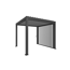 Pergola Gr. 3 x 3 dunkelgrau 312 x 312 cm
