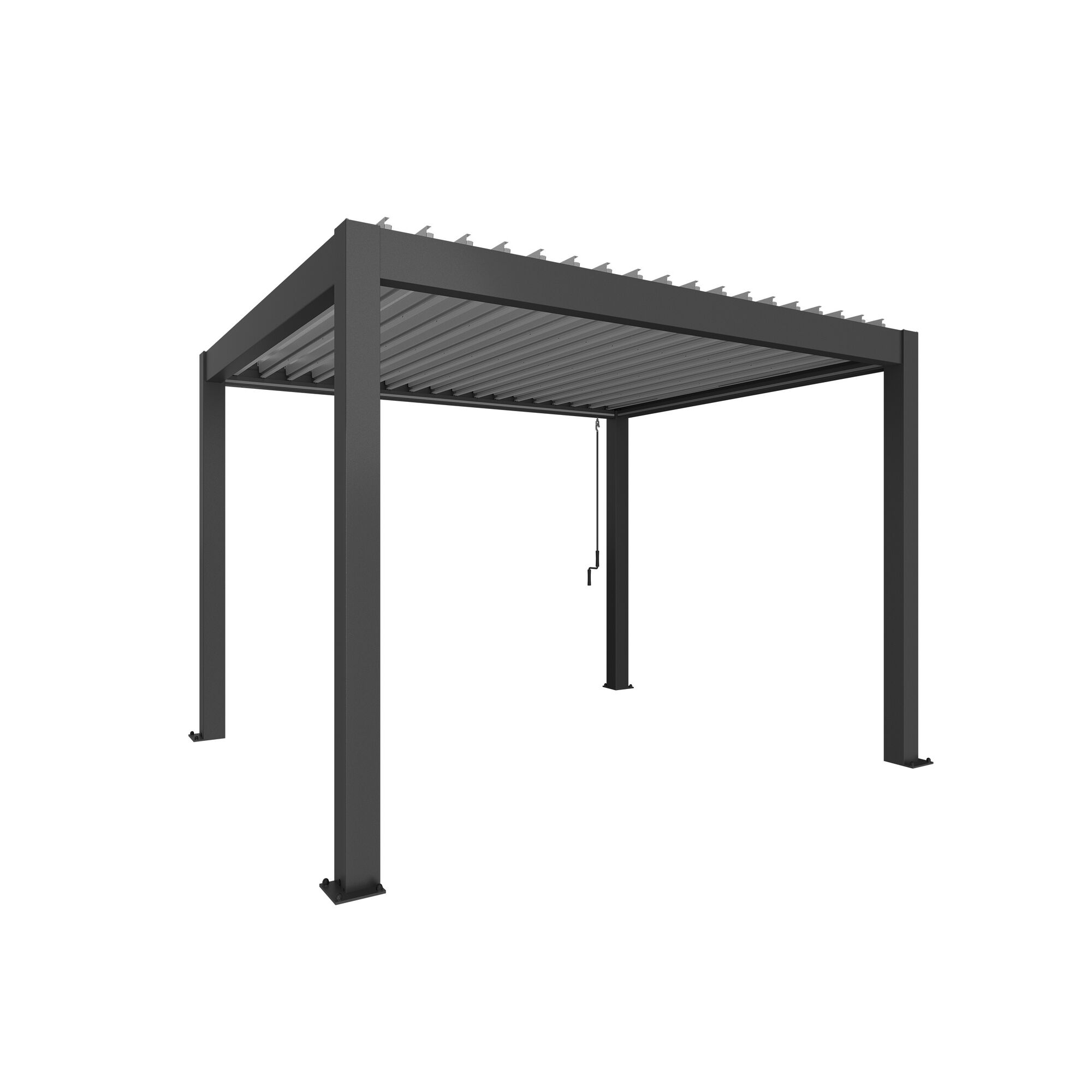 Pergola mit Kurbel