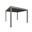 Pergola Gr. 3,5 x 3,5 quarzgrau-metallic 367,5 x 367,5 cm